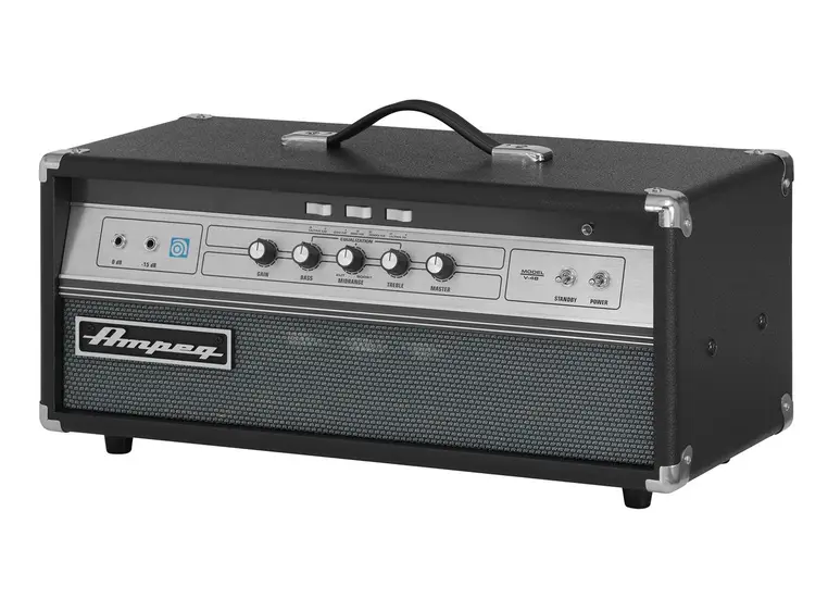 Ampeg V-4B All-Tube 100W head Silverface 